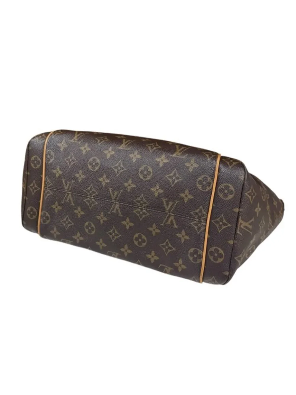 Louis Vuitton Totally MM Monogram Shoulder Bag Canvas Brown